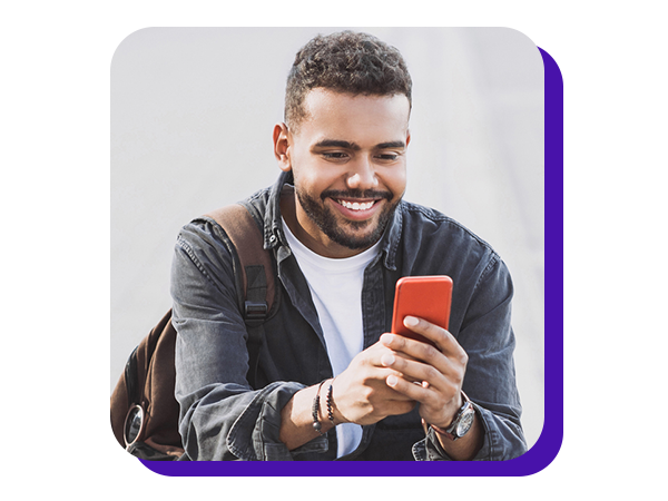 Man browsing Pretty Great Dates